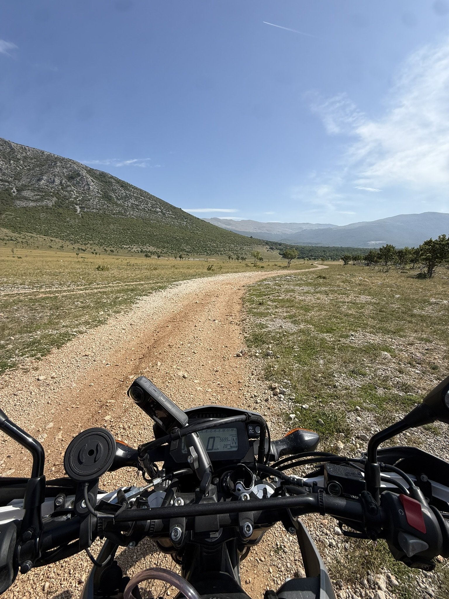 Cockpit-Blick Hochplateau