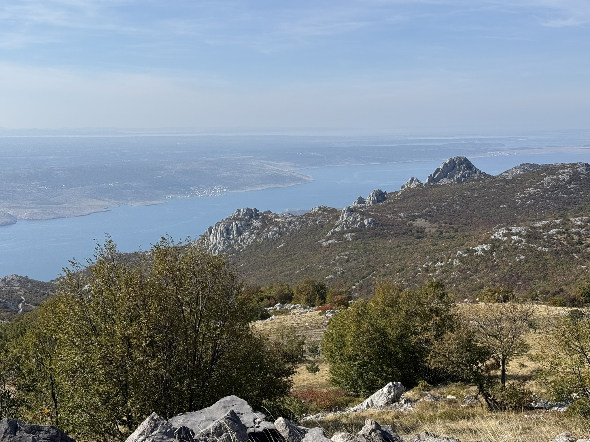 Velebit über der Adria